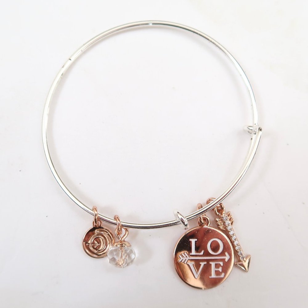 LOVE THIS LOVE Love & Arrow charm bangle bracelet